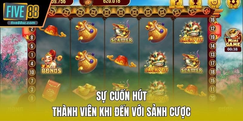 Sự cuốn hút thành viên khi đến với sảnh cược